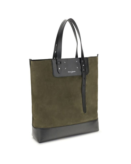 Margiela Green Calf Leather Bos Taurus Shoulder Bag