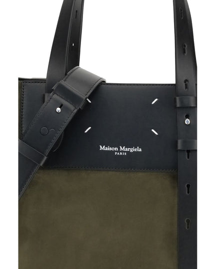 Margiela Green Calf Leather Bos Taurus Shoulder Bag
