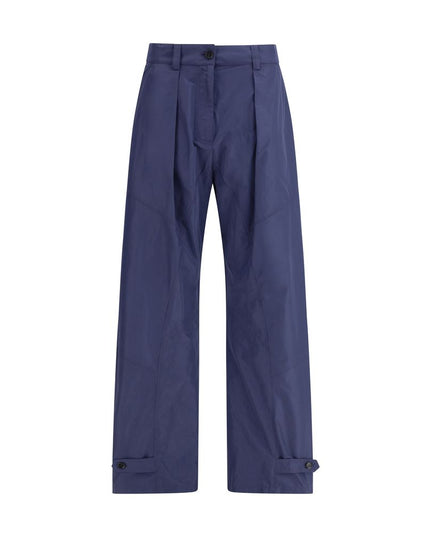PINKO Blue Polyester Casual Pants