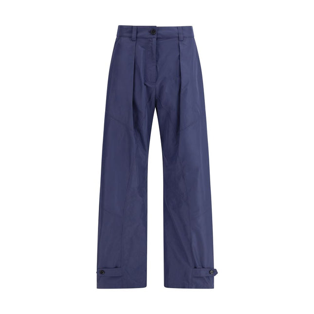 PINKO Blue Polyester Casual Pants