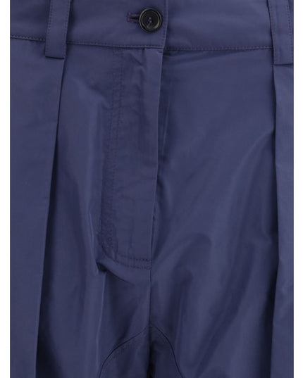 PINKO Blue Polyester Casual Pants