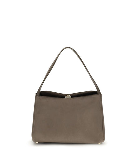 THEMOIRè Brown Polyester Shoulder Bag