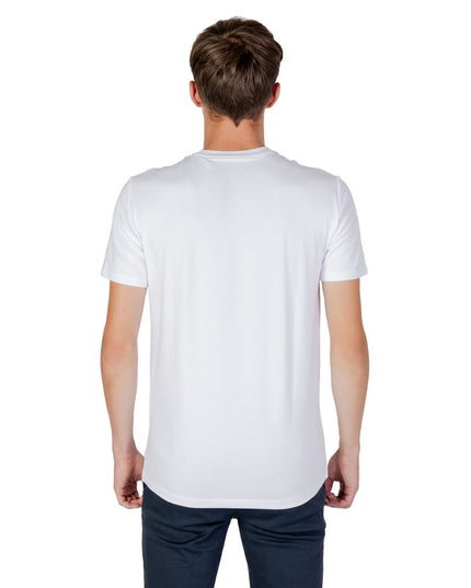 Armani Exchange White Cotton T-Shirt