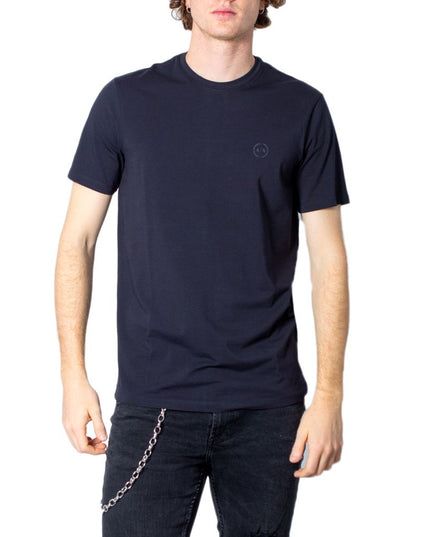 Armani Exchange Blue Cotton Clothing