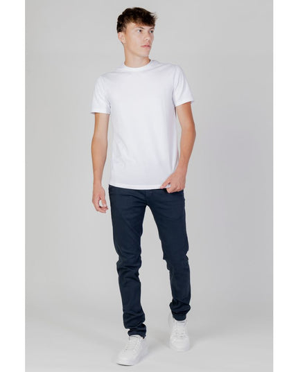 Armani Exchange White Cotton T-Shirt
