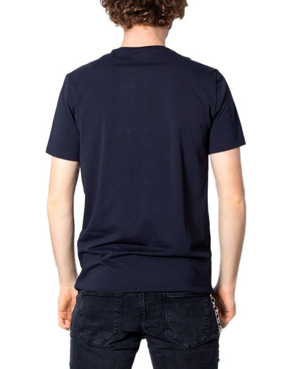 Armani Exchange Blue Cotton Clothing