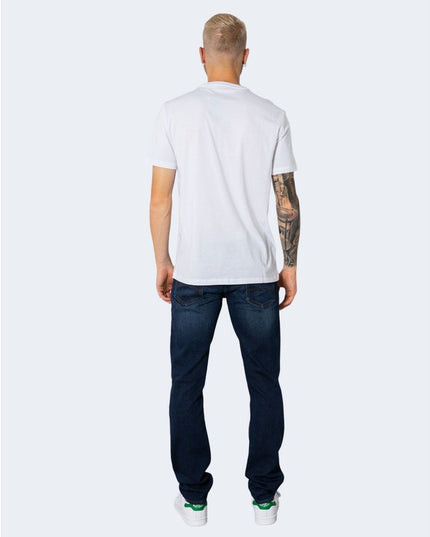 Armani Exchange White Cotton T-Shirt