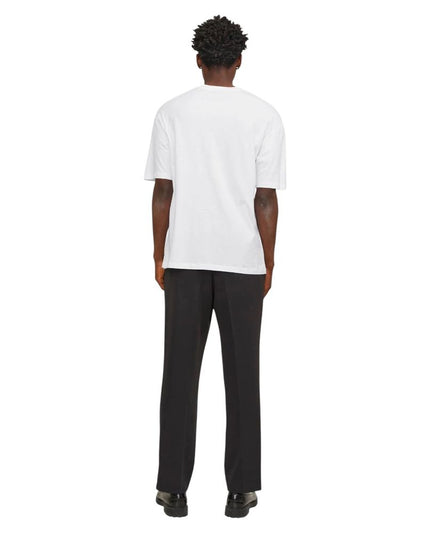 Jack Jones White Cotton T-Shirt
