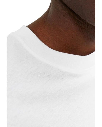 Jack Jones White Cotton T-Shirt