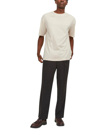Jack Jones Beige Cotton T-Shirt