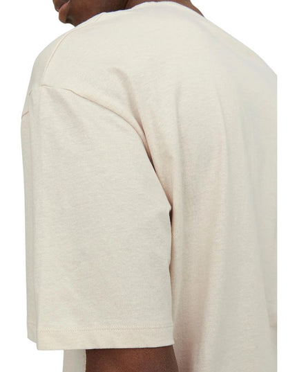 Jack Jones Beige Cotton T-Shirt