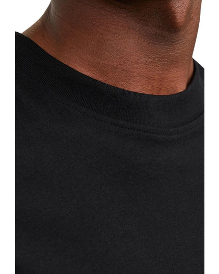 Jack Jones Black Cotton T-Shirt