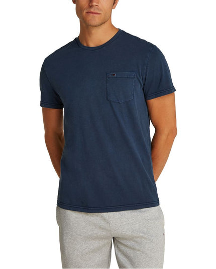 Tommy Hilfiger Jeans Blue Cotton T-Shirt