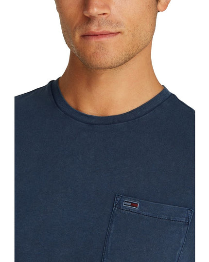 Tommy Hilfiger Jeans Blue Cotton T-Shirt