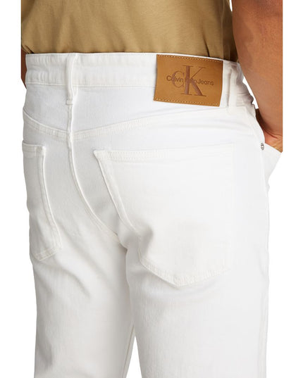 Calvin Klein Jeans White Cotton Skinny Jeans