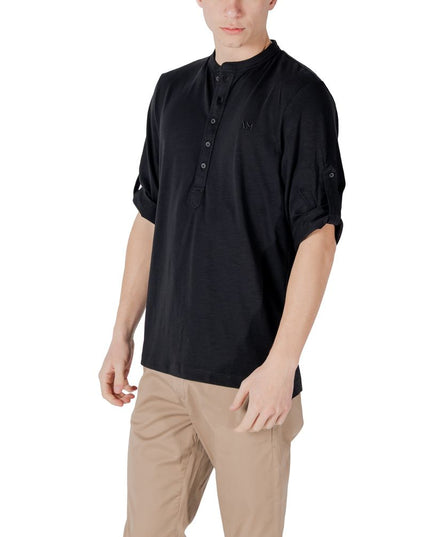 Antony Morato Black Cotton Shortsleeve Shirt