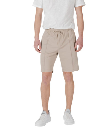 Antony Morato Beige Polyester Bermuda Shorts
