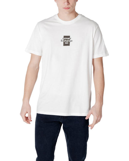 Armani Exchange White Cotton Sportswear