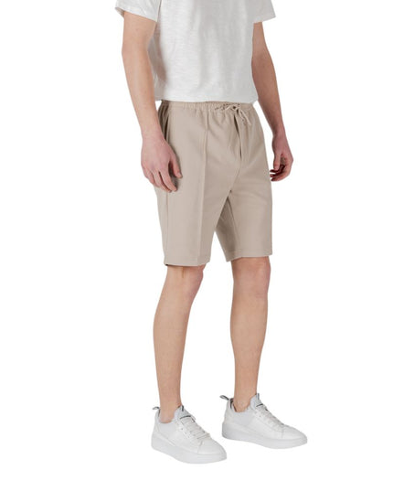 Antony Morato Beige Polyester Bermuda Shorts