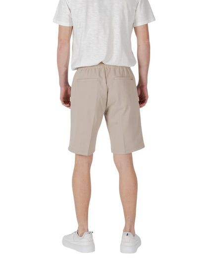 Antony Morato Beige Polyester Bermuda Shorts