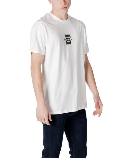 Armani Exchange White Cotton Sportswear