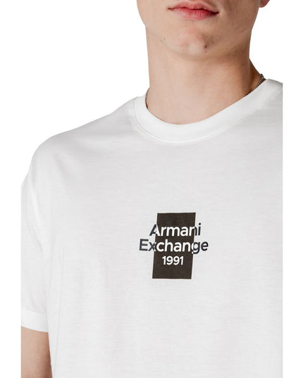 Armani Exchange White Cotton Sportswear