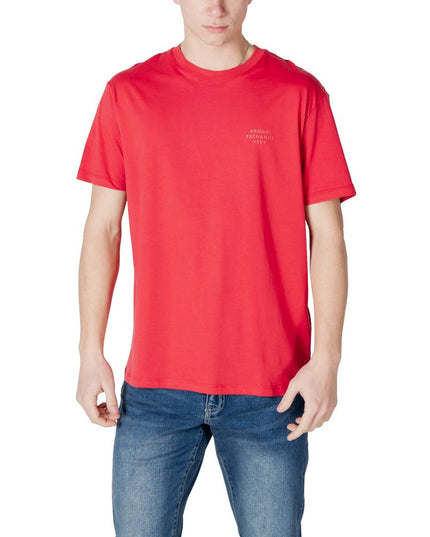 Armani Exchange Red Cotton Sportswear