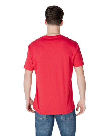 Armani Exchange Red Cotton Sportswear