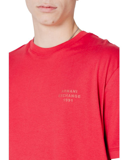 Armani Exchange Red Cotton Sportswear