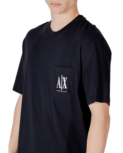 Armani Exchange Blue Cotton Sportswear
