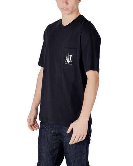 Armani Exchange Blue Cotton Sportswear