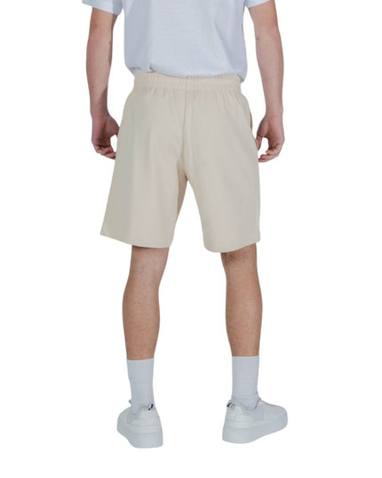 EA7 Emporio Armani Beige Cotton Bermuda Shorts