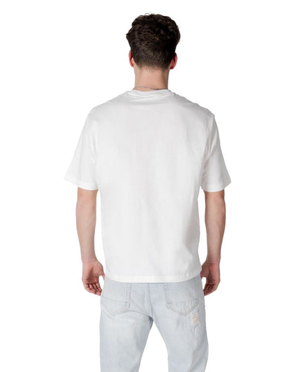 Armani Exchange White Cotton T-Shirt
