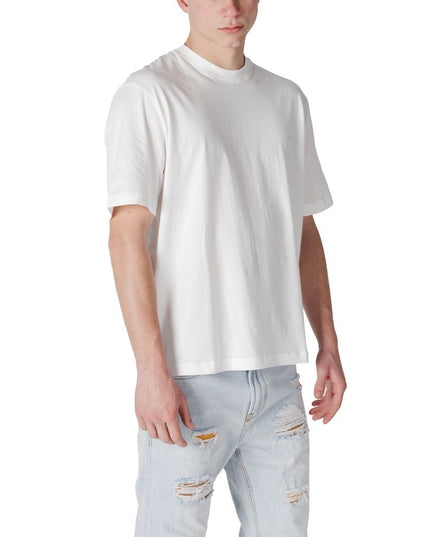 Armani Exchange White Cotton T-Shirt