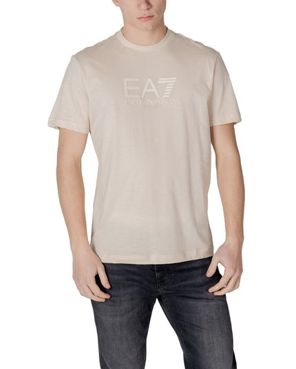 EA7 Emporio Armani White Cotton Polo Shirt