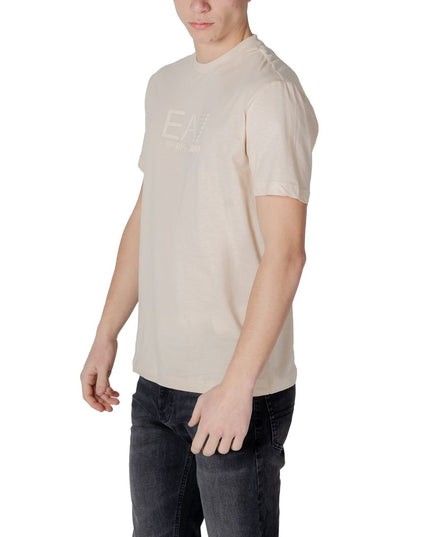 EA7 Emporio Armani White Cotton Polo Shirt