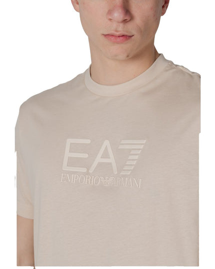 EA7 Emporio Armani White Cotton Polo Shirt