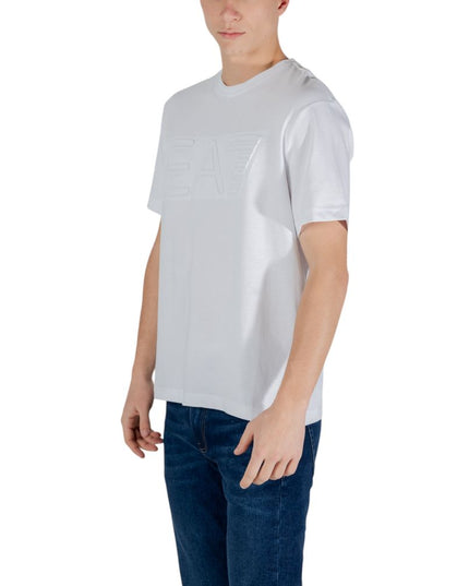 EA7 Emporio Armani White Cotton T-Shirt