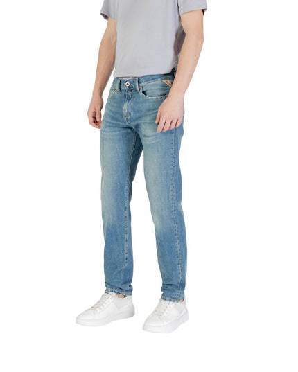 Replay Blue Cotton Skinny Jeans