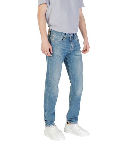 Replay Blue Cotton Skinny Jeans