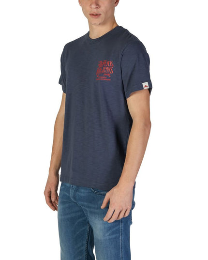 Replay Blue Cotton T-Shirt