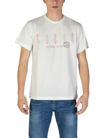 Replay White Cotton T-Shirt