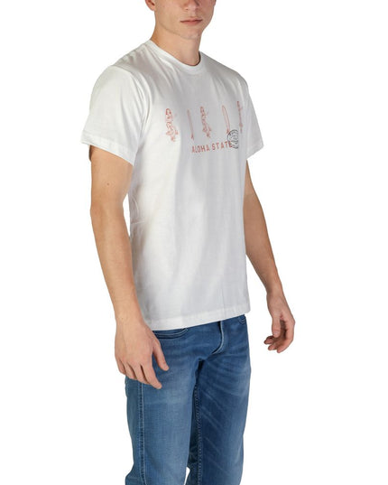 Replay White Cotton T-Shirt