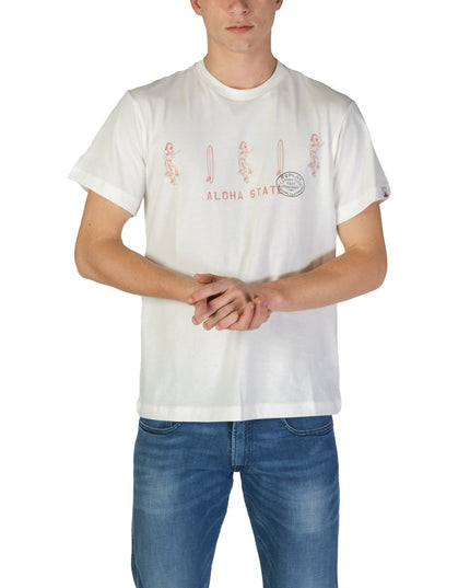 Replay White Cotton T-Shirt