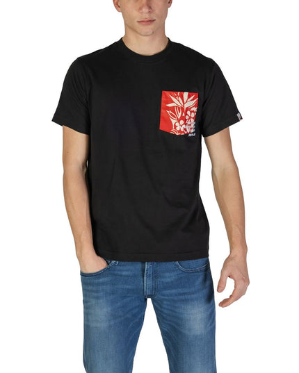 Replay Black Cotton T-Shirt