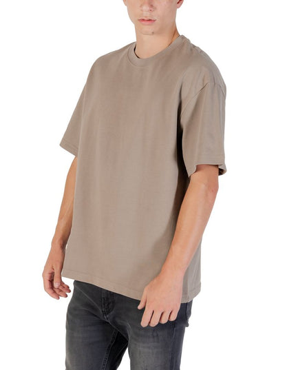 Gianni Lupo Beige Cotton T-Shirt