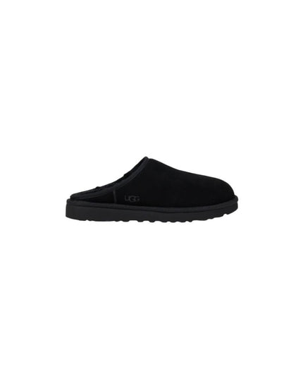UGG Black Suede Leather Clogs