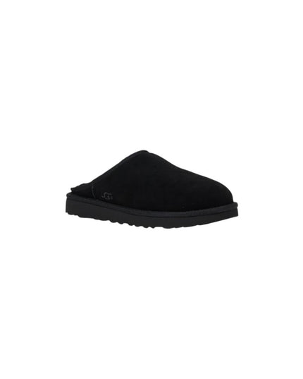 UGG Black Suede Leather Clogs