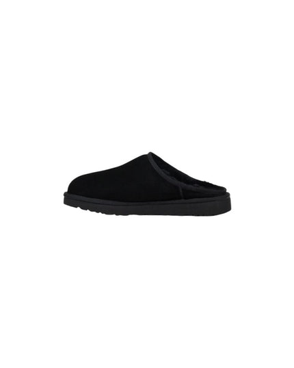 UGG Black Suede Leather Clogs