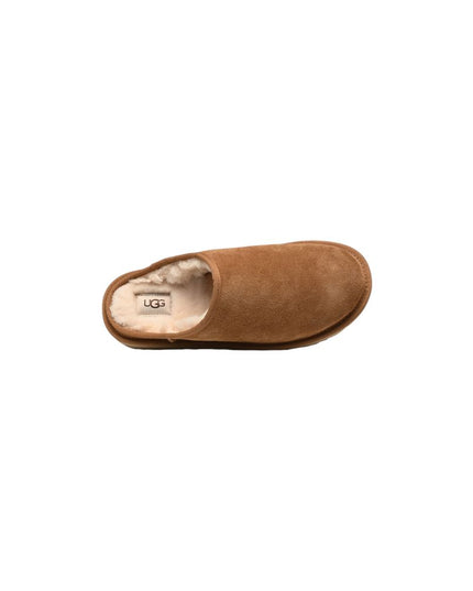 UGG Beige Suede Leather Clogs